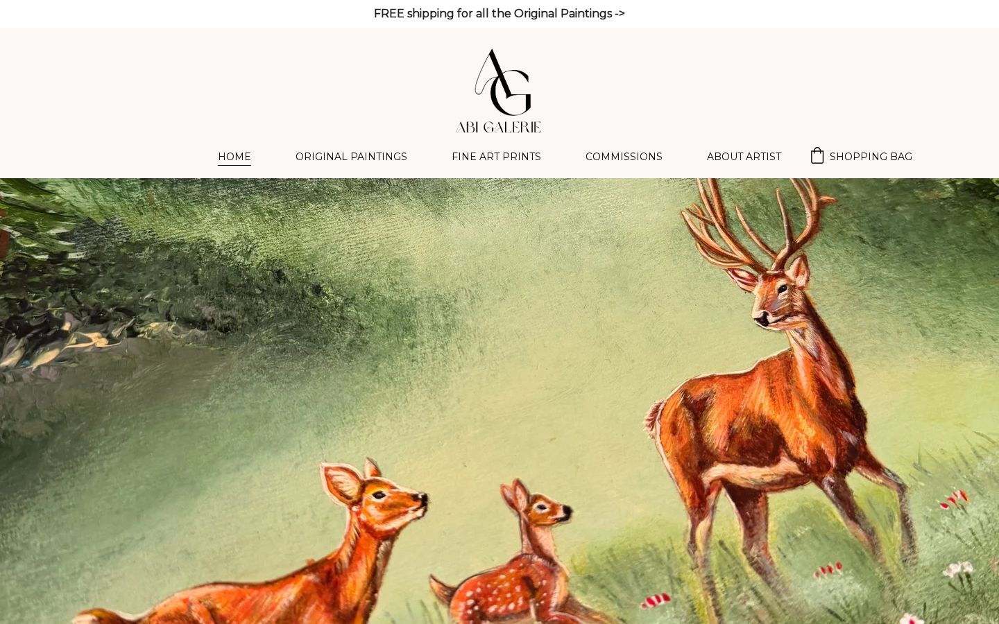 ABI Galerie live site preview