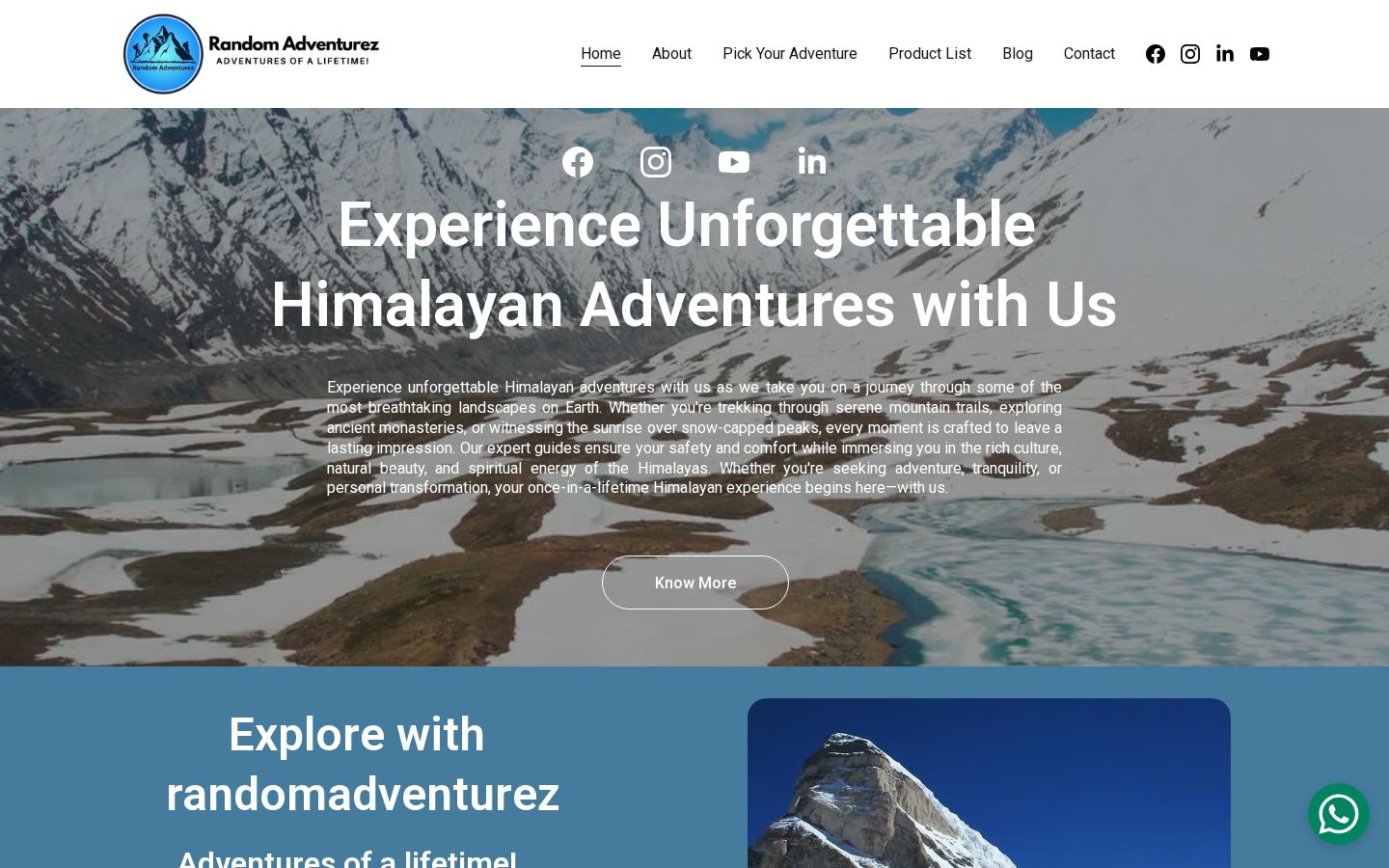 Random Adventurez site preview